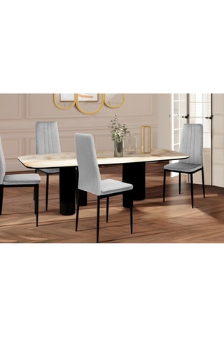 4 chaises Jade - 39 x 96 x 41,5 cm