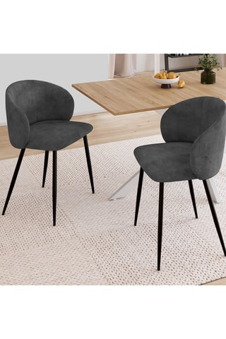 2 chaises Léona - 51 x 71 x 53 cm