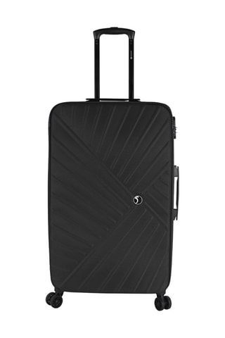 Juego de 3 maletas Disco - 56/66/76 cm  - Negro