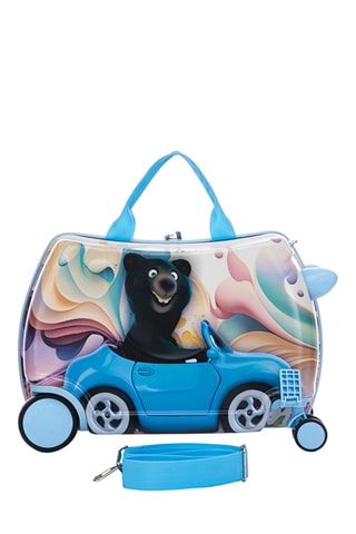 Valise cabine enfant Ours - 46 cm - Multicolore