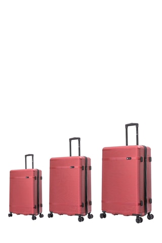 Set de 3 valises Paddle Rouge - Rouge