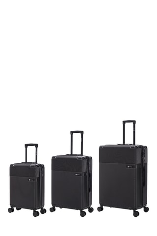 Set de 3 valises Stage - 56/66/76 cm  - Noir