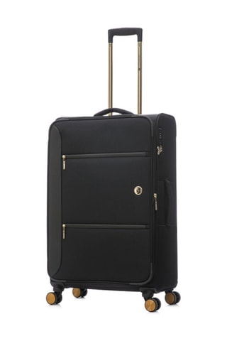 Maleta mediana Premium Soft - 65 cm - Negro
