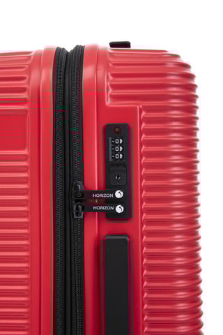 Set de 3 valises Mary (S/M/L) - 55/65/75 cm - Rouge