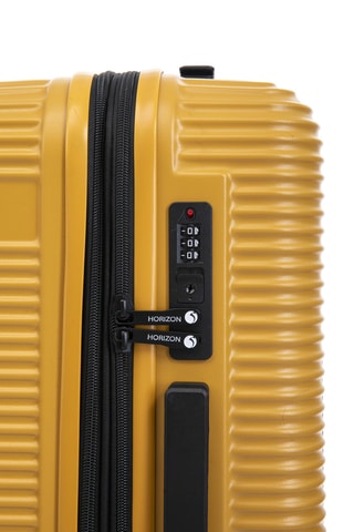 Set de 3 valises Mary (S/M/L) - 55/65/75 cm - Jaune