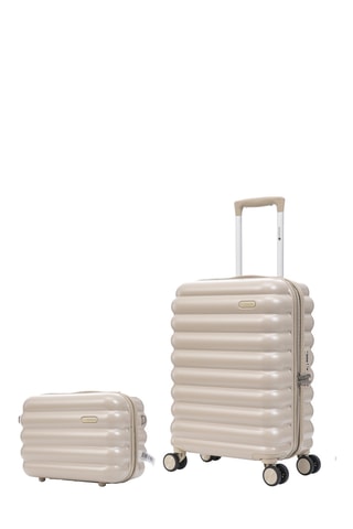 Valise cabine et vanity Cloud - 57/36 cm - Beige