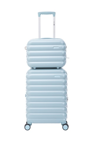 Valise cabine et vanity Cloud - 57/36 cm - Bleu