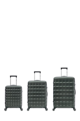 Set de 3 valises Vision (S/M/L) - 55/65/75 cm - Kaki