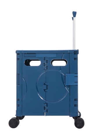 Inklapbare Krat met Wieltjes Aerial Roll Box - 44,5 x 39,5 x 35,5 cm - Blauw