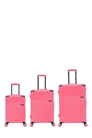 Set de 3 valises Stage - 56/66/76 cm  - Rose