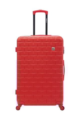 Valise grand volume Mosaïc (L) - 75 cm - Rouge