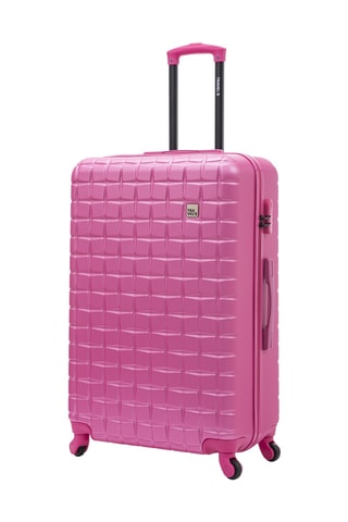 Valise grand volume Mosaïc (L) - 75 cm - Rose