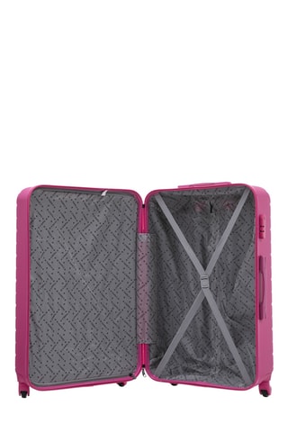 Valise grand volume Mosaïc (L) - 75 cm - Rose