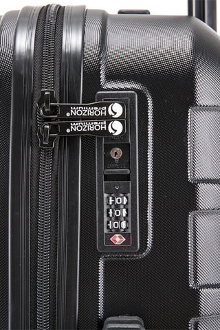 Valise cabine Ultra - 57 cm - Cadenas TSA - Noir