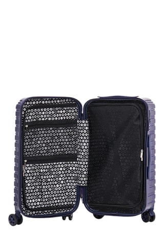 Set de 3 valises Fusion - 61/71/81 cm - Cadenas TSA - Bleu