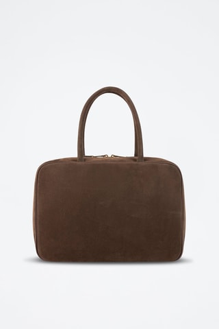 Nubuck Handtas Nova Chic - Bruin