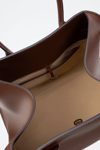 Leren Shopper Bon Voyage - Bruin