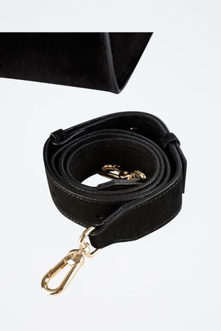 Nubuck Shopper Bon Voyage Mini - Zwart 