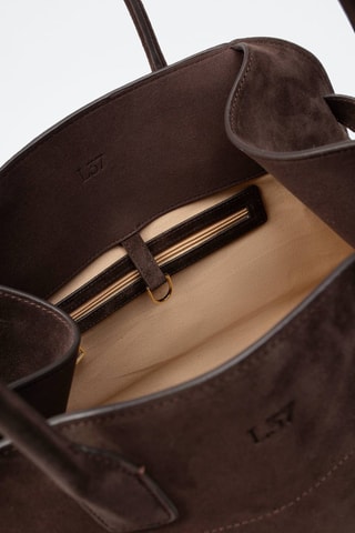 Nubuck Shopper Bon Voyage - Bruin