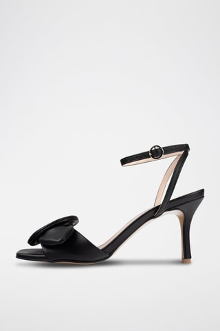 Leren Sandalen met Hak Carelss Whisper - Zwart