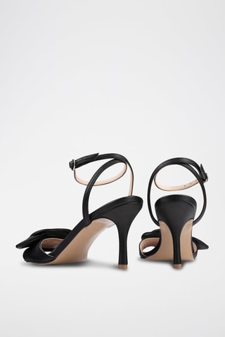 Leren Sandalen met Hak Carelss Whisper - Zwart