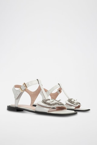 Leren Sandalen Impact - Wit