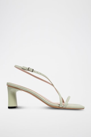 Leren Sandalen met Hak That Hill - Lichtgroen