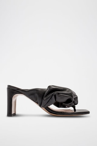 Leren Sandalen met Hak Oh Sheila - Zwart