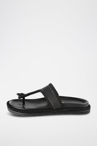 Leren Sandalen Keep Cool - Zwart