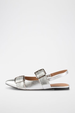 Nubuck Sandalen Rodeo Drive - Zilverkleurig 