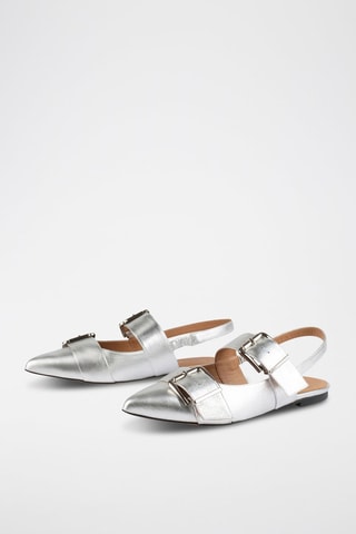 Nubuck Sandalen Rodeo Drive - Zilverkleurig 