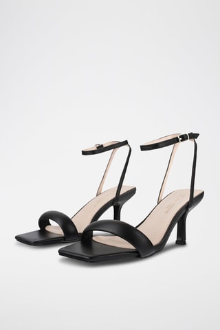 Leren Sandalen met Hak Hypnotic - Zwart