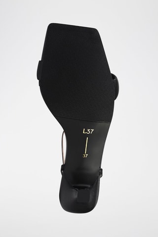 Leren Sandalen met Hak Hypnotic - Zwart