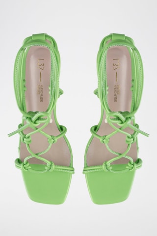 Sandalen met Hak Strong Emotions - Lichtgroen