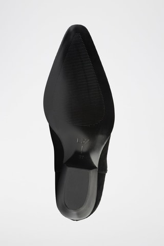 Nubuck Enkellaarzen Crush on U - Zwart