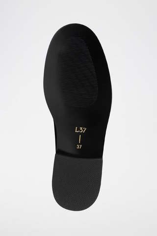 Botas em couro Just like That - Preto