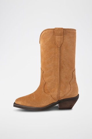 Nubuck Enkellaarzen Alabama - Camel