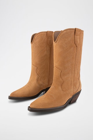 Nubuck Enkellaarzen Alabama - Camel