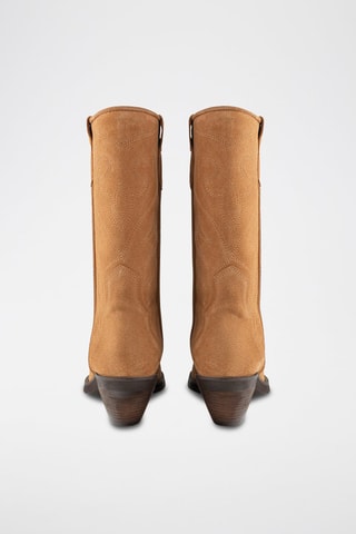 Nubuck Enkellaarzen Alabama - Camel