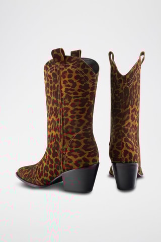 Nubuck Enkellaarzen Voice in my head - Bruin 