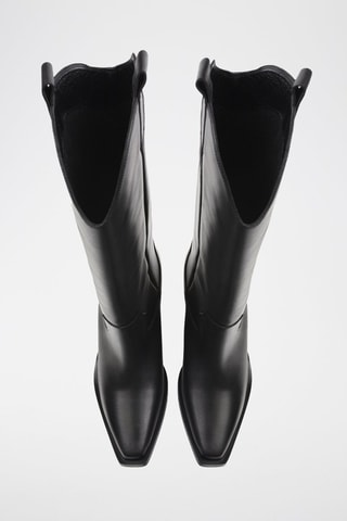 Leren Laarzen Dark Nights - Zwart