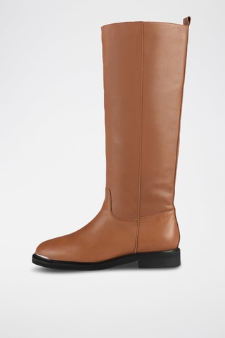 Botas em couro Walk the Line - Castanho