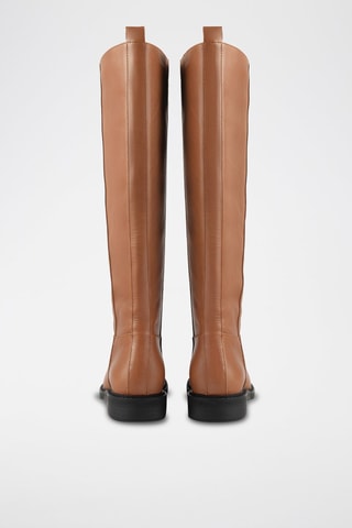 Botas em couro Walk the Line - Castanho