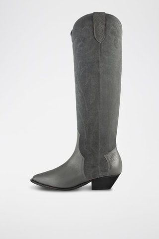 Leren Laarzen Fingers Crossed - Grijs 