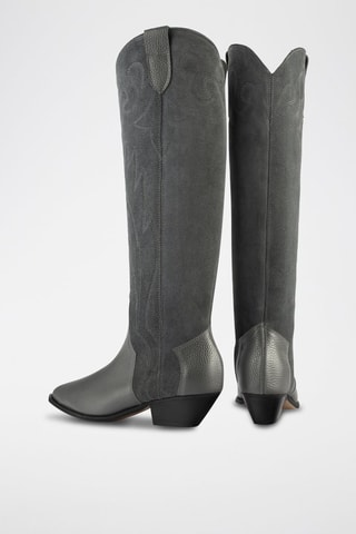 Leren Laarzen Fingers Crossed - Grijs 