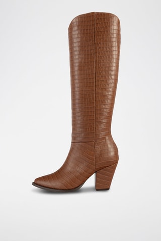 Leren Laarzen Give me the Night - Bruin