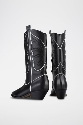 Leren Enkellaarzen Don’t Stop me Now - Zwart 