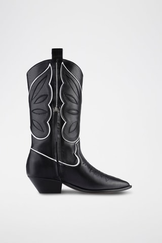 Leren Enkellaarzen Don’t Stop me Now - Zwart 