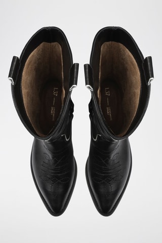 Leren Enkellaarzen Don’t Stop me Now - Zwart 