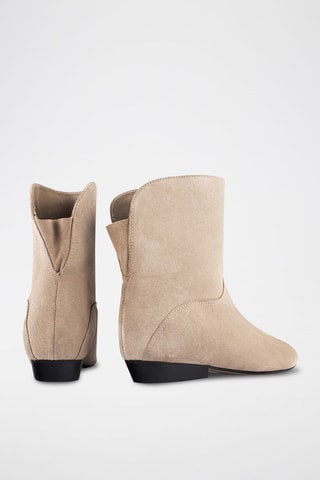 Nubuck Enkellaarzen Gimme Shelter - Bruin